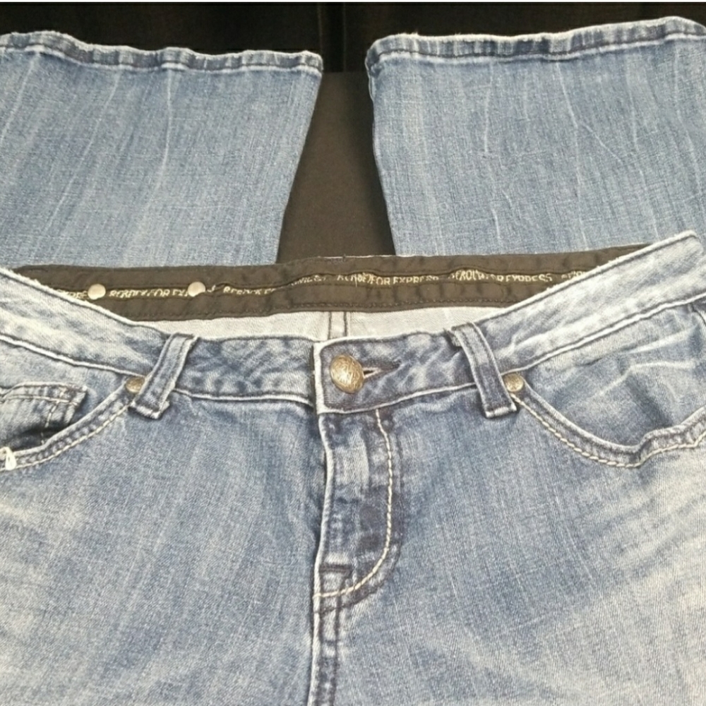 ReRock by Express distressed boot cut jeans - Picture 3 of 5